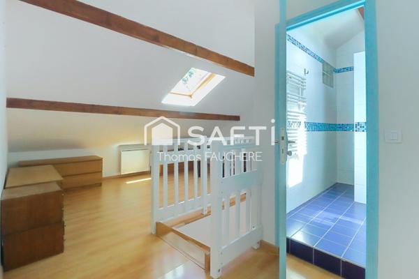 Maison double séjour, 3 chambres, garage, terrasse