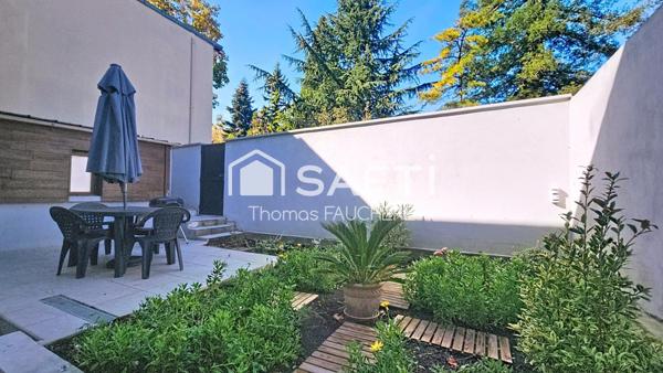 Maison double séjour, 3 chambres, garage, terrasse