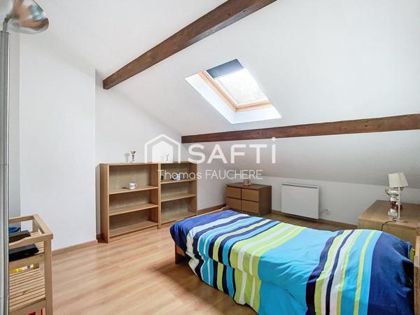 Maison double séjour, 3 chambres, garage, terrasse