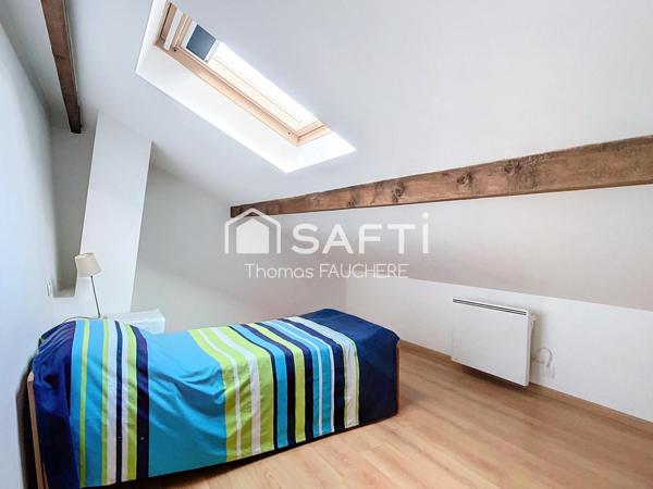 Maison double séjour, 3 chambres, garage, terrasse