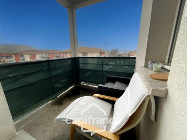 A AVION (62), Appartement type 3, 55 m², 2 chambres, balcon, et 2 places de parking privatif