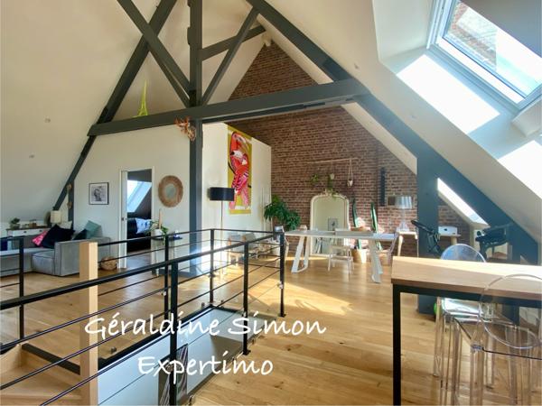 Douai (59500) HYPER CENTRE DOUAI, APPARTEMENT T4 DUPLEX de 139 m2 + PARKING SECURISE