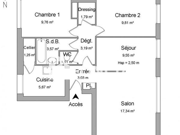 Location Appartement 4 pièces 66.07 m² - 4 AVENUE MIRABEAU Eaubonne 95600