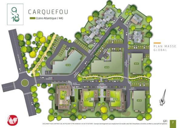 Carquefou - T4 neuf en duplex et rez-de-jardin