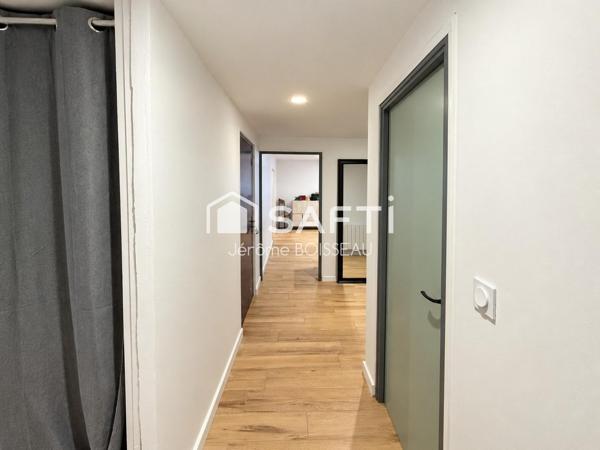 LES ROUSSES — Appartement rénové de 72 m², 2 chambres, cave et 2 parkings