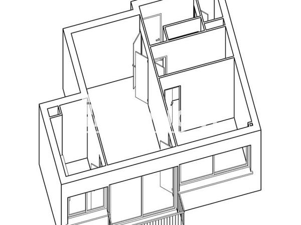 Location Appartement 2 pièces 47.2 m² - 134 COURS DE L'YSER Bordeaux 33800