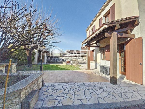 Maison 4 chambres, jardin et garage