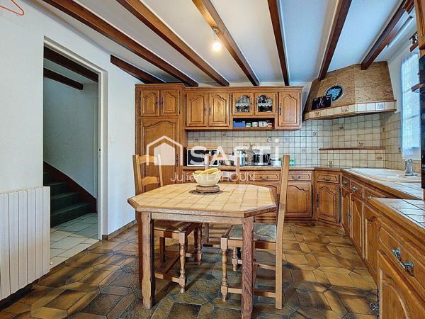 Maison 4 chambres, jardin et garage