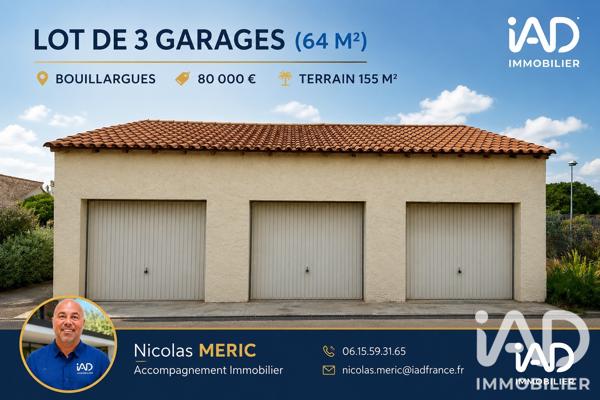 Parking à vendre 64 m² Bouillargues
