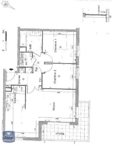 Appartement à louer 3 pièces 68.64m²