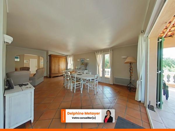 LORGUES — Propriété Provençale d'exception, vue panoramique, T2 indépendant & piscine