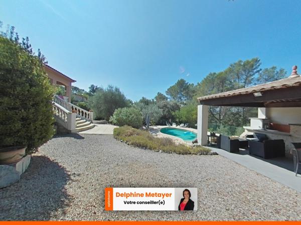 LORGUES — Propriété Provençale d'exception, vue panoramique, T2 indépendant & piscine