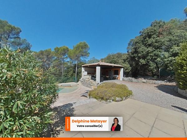 LORGUES — Propriété Provençale d'exception, vue panoramique, T2 indépendant & piscine