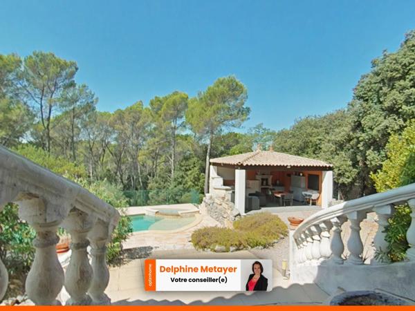 LORGUES — Propriété Provençale d'exception, vue panoramique, T2 indépendant & piscine