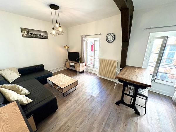 APPART. T2 MEUBLE A LOUER - BLOIS - CENTRE-VILLE, VUE SUR LOIRE, AMENAGEMENT DE QUALITE