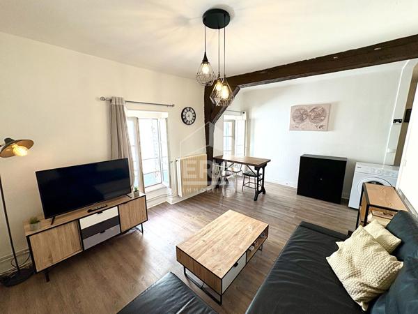 APPART. T2 MEUBLE A LOUER - BLOIS - CENTRE-VILLE, VUE SUR LOIRE, AMENAGEMENT DE QUALITE
