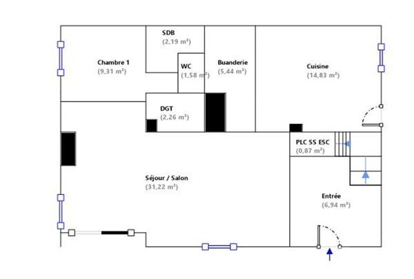 Belle villa avec 5 chambres, au calme, jardin 765 m²