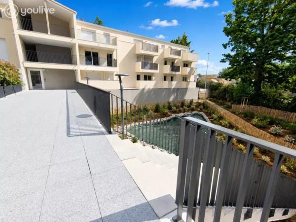 CHALLANS – T2 NEUF JAMAIS HABITÉ, BALCON SUR PARC ET PARKING EN SOUS-SOL