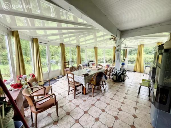 Propriété sur un terrain de 12888 m² comprenant 2 habitations (185m² et 75 m²)