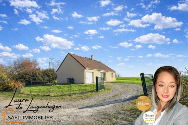 COUP DE CŒUR – PAVILLON DE PLAIN-PIED AVEC BEAU TERRAIN ET FORT POTENTIEL