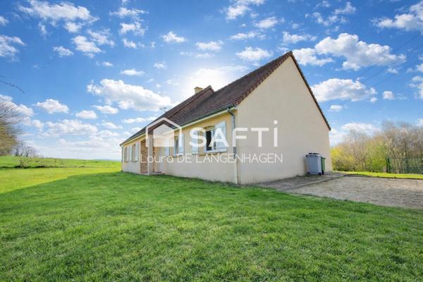 COUP DE CŒUR – PAVILLON DE PLAIN-PIED AVEC BEAU TERRAIN ET FORT POTENTIEL