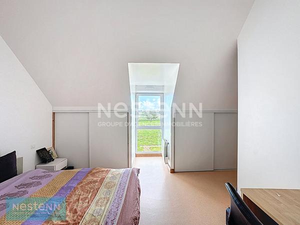 Maison 2 pièces à vendre aux des grèves de Langueux ! Ideal investissement ou premier achat, maison avec une chambre, jardin et parking avec vue sur les Grèves de Langueux !