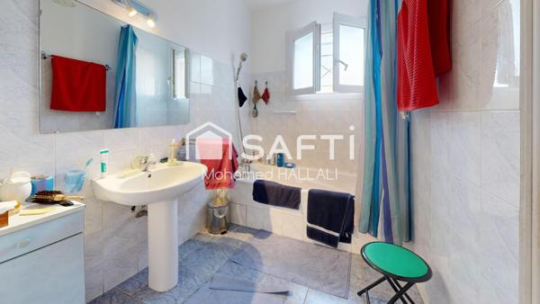 Maison plain pied 93 m², 3 ch, garage, jardin,