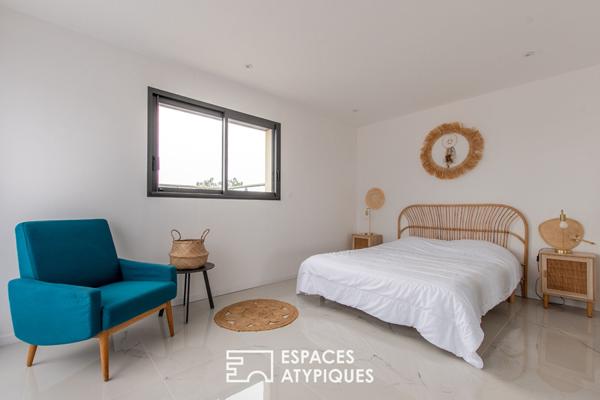 Maison contemporaine avec jardin à deux pas de la côte sauvage