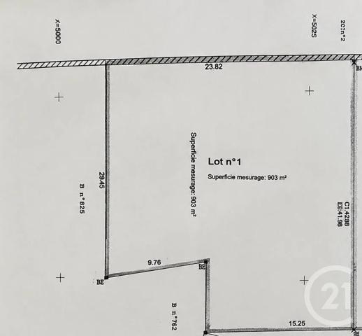 Terrain à vendre  903 m 2   SAINVILLE  - 28