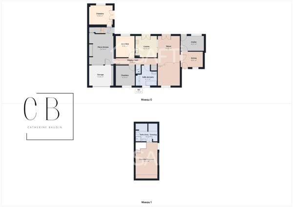 Maison familiale 4 chambres avec jardin arboré