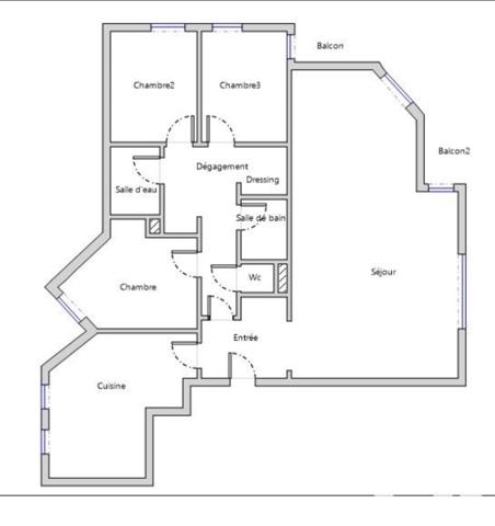 Appartement à vendre 4 pièces 101,86 m² Clamart