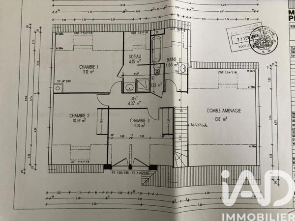 Maison à vendre 6 pièces 126 m² Vémars