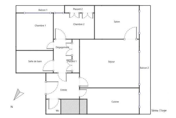 Appartement F4 à vendre  4 pièces - 73,45 m 2   BOUSSY ST ANTOINE  - 91