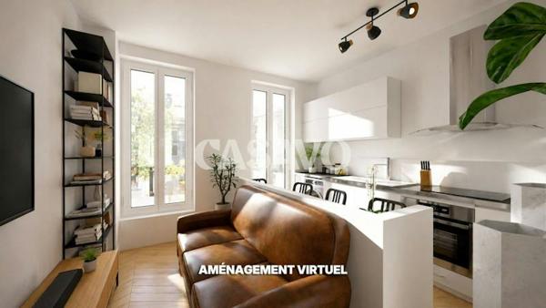 Vente Appartement 3 pièces de 47m² - 93200 Saint-Denis