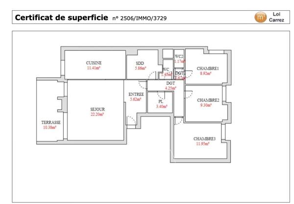 Cassis, Appartement 3 Chambres -  86 m² à vendre