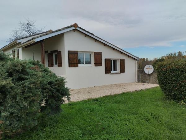 Maison 70m2, deux chambres, terrain 850 m2