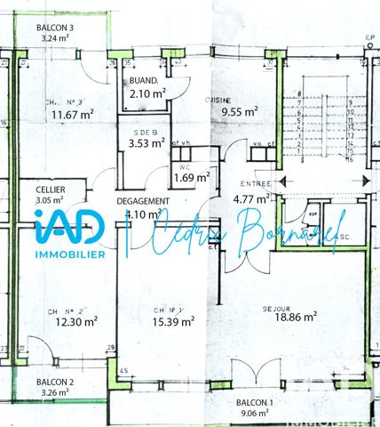 Appartement à vendre 4 pièces 87 m² Bourg-en-Bresse
