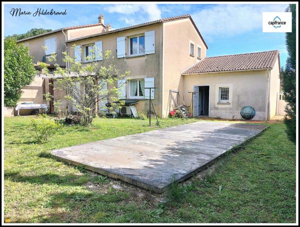 Maison 107m² - jardin 650m² - 3 chambres et un bureau