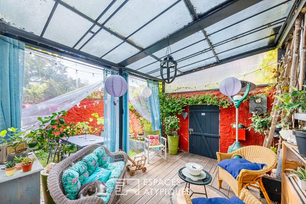 Le refuge bohème d’un ancien corps de ferme à Presles