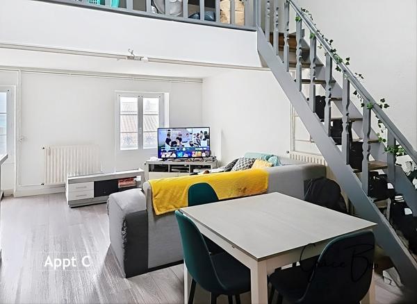 Immeuble de rapport – Centre-ville Saint-Maixent-l’École 208,76 m² habitables – 3 appartements – potentiel de valorisation
