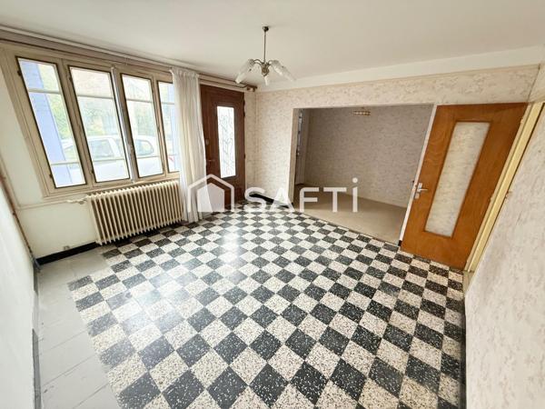 Maison d'habitation 4 pièces avec jardin et véranda