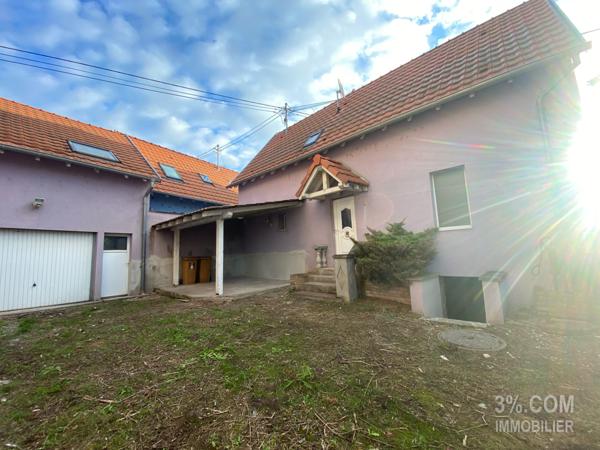 3%.COM Maison à rénover avec dépendance Hochfelden (67270)
