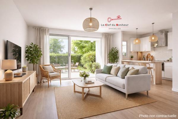 APPARTEMENT T2 NEUF AVEC TERRASSE ET JARIDN