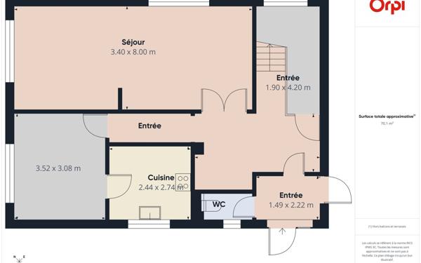 Maison à vendre    3 pièces • 111 m2 Strasbourg