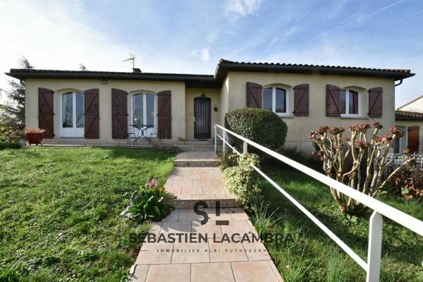 Puygouzon (81990) Maison de plain-pied avec studio indépendant – 4 pièces – Terrain de 782 m² – Puygouzon – Secteur recherché