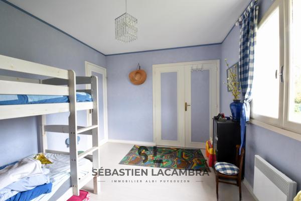 Puygouzon (81990) Maison de plain-pied avec studio indépendant – 4 pièces – Terrain de 782 m² – Puygouzon – Secteur recherché