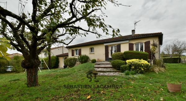 Puygouzon (81990) Maison de plain-pied avec studio indépendant – 4 pièces – Terrain de 782 m² – Puygouzon – Secteur recherché