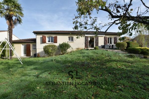 Puygouzon (81990) Maison de plain-pied avec studio indépendant – 4 pièces – Terrain de 782 m² – Puygouzon – Secteur recherché
