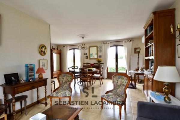 Puygouzon (81990) Maison de plain-pied avec studio indépendant – 4 pièces – Terrain de 782 m² – Puygouzon – Secteur recherché