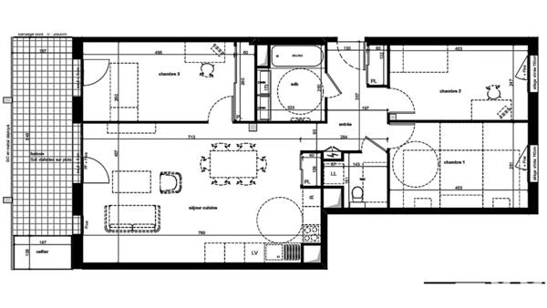 Appartement à vendre 4 pièces 89 m² Saint-Julien-en-Genevois